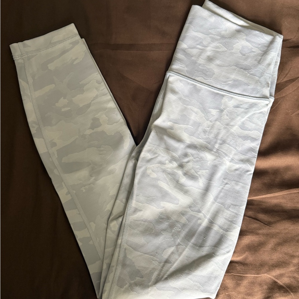 lululemon athletica Gray Camo Leggings